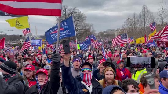 US Trump Supporters Rally