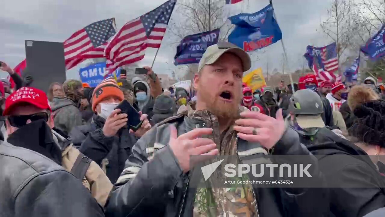 US Trump Supporters Rally