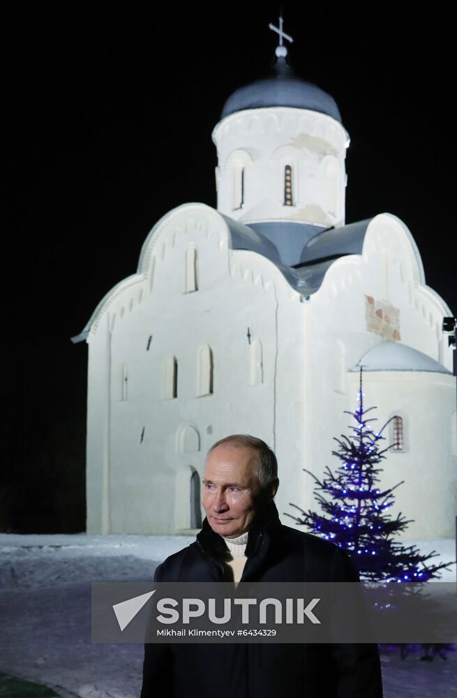 Russia Putin Orthodox Christmas