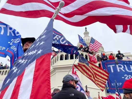 US Trump Supporters Rally