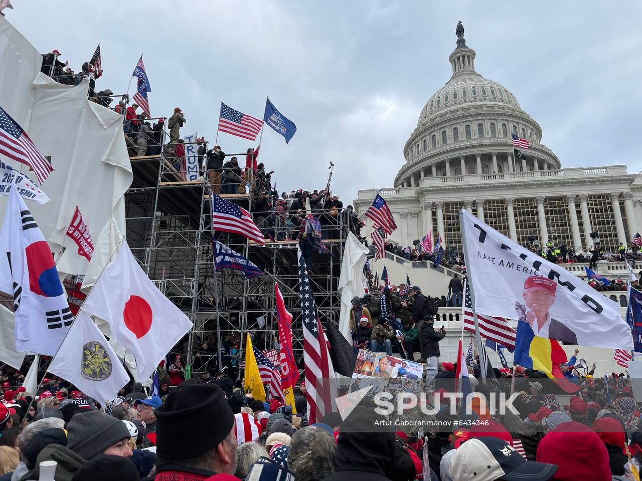 US Trump Supporters Rally