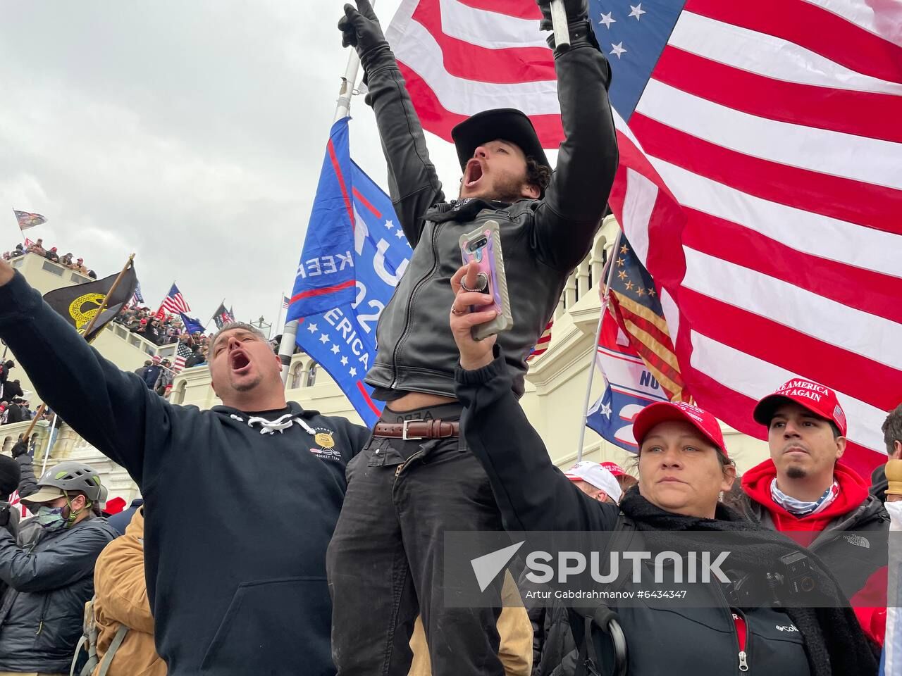 US Trump Supporters Rally