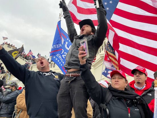 US Trump Supporters Rally
