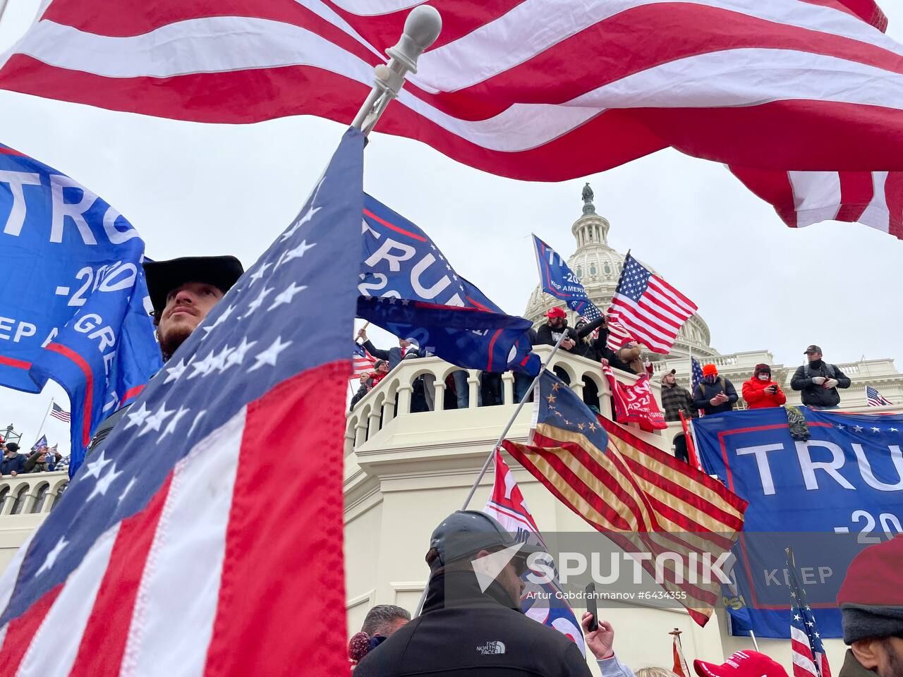 US Trump Supporters Rally