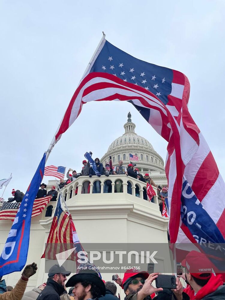 US Trump Supporters Rally