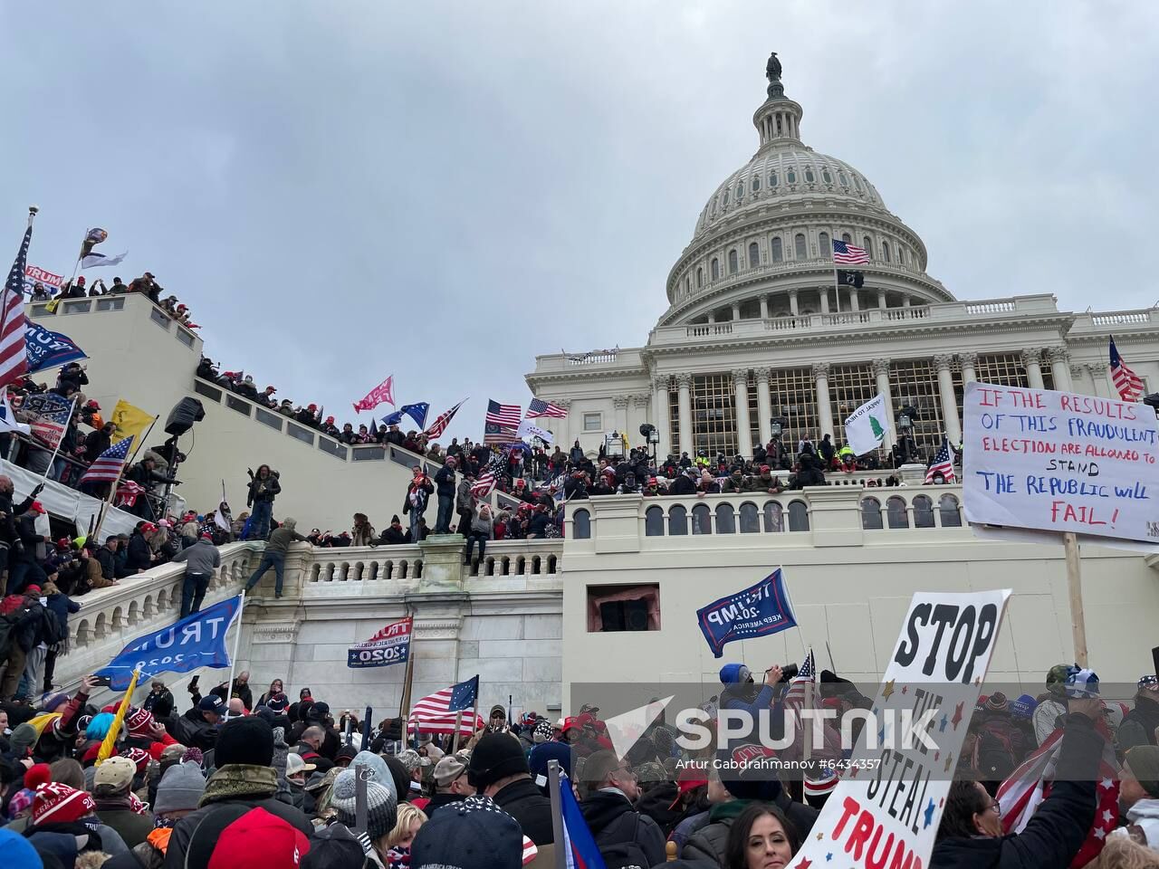 US Trump Supporters Rally