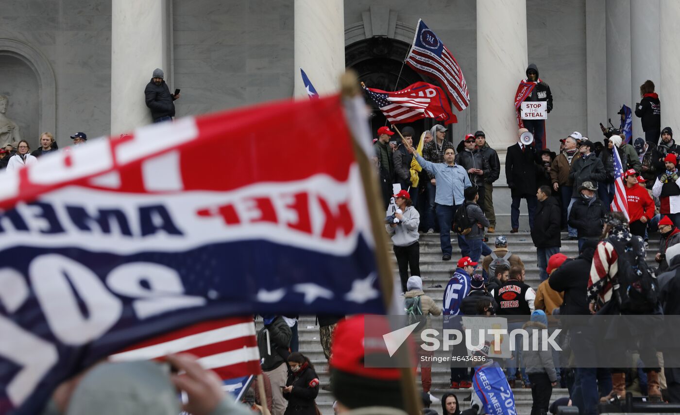 US Trump Supporters Rally