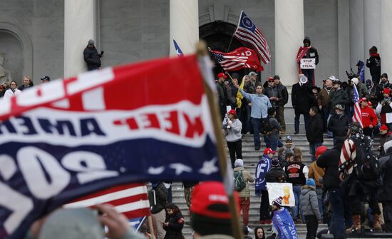US Trump Supporters Rally