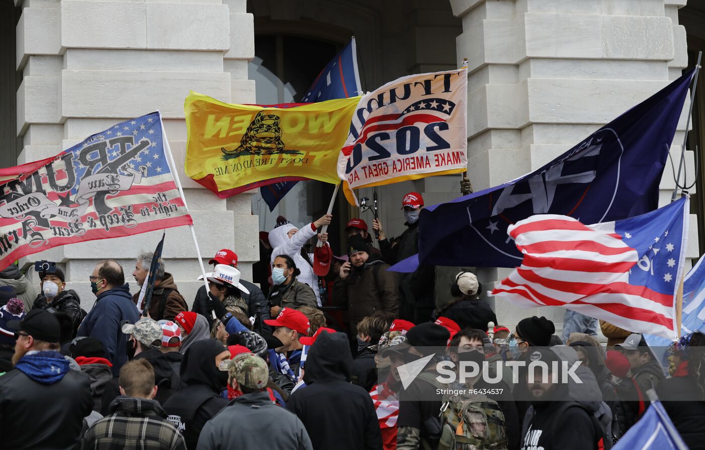 US Trump Supporters Rally