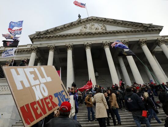 US Trump Supporters Rally
