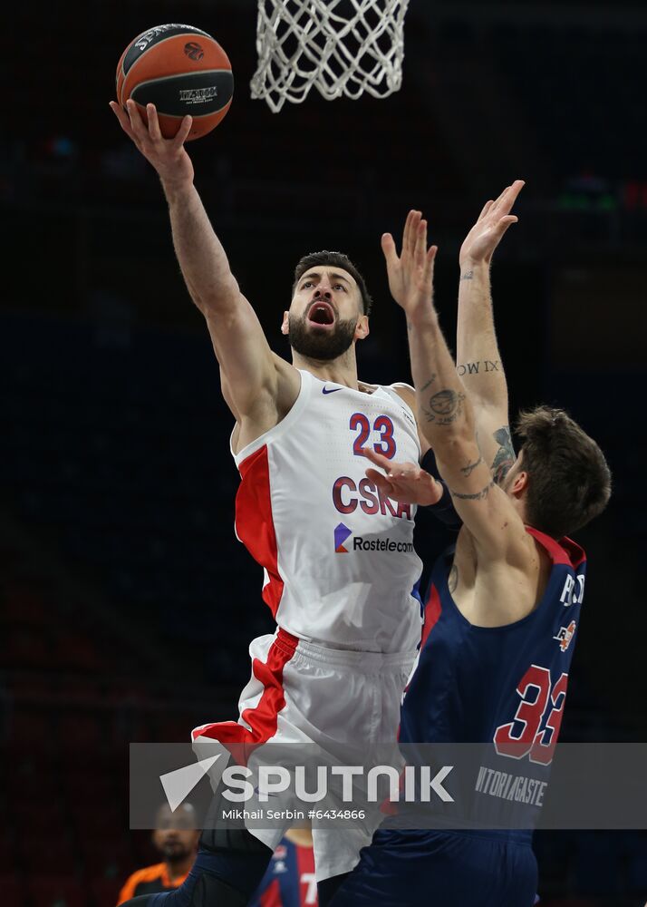 Spain Basketball Euroleague Baskonia - CSKA