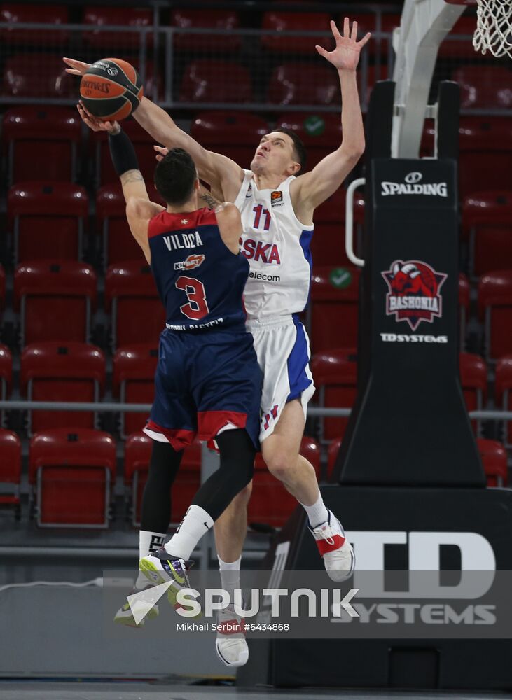 Spain Basketball Euroleague Baskonia - CSKA