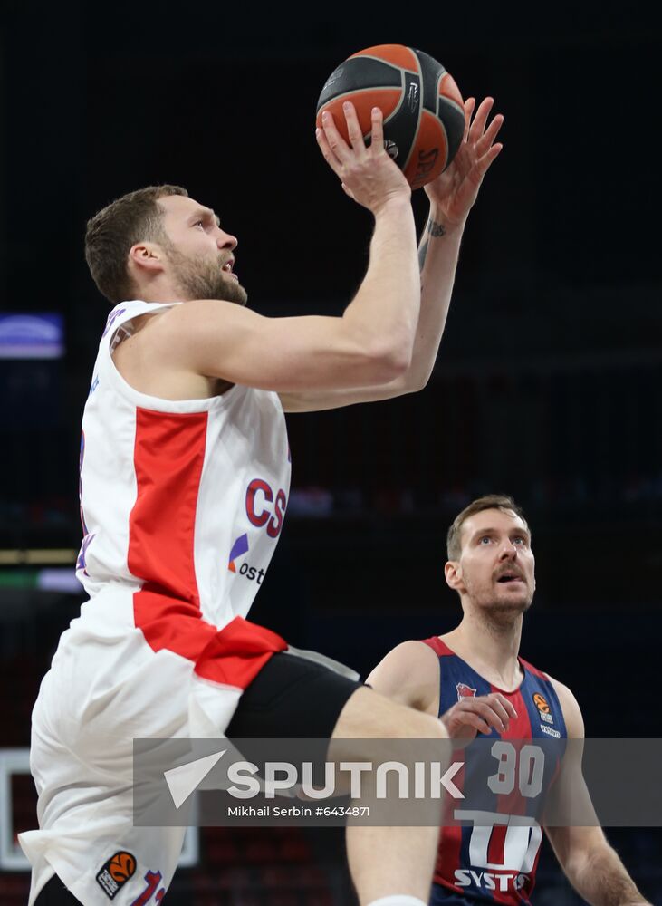 Spain Basketball Euroleague Baskonia - CSKA