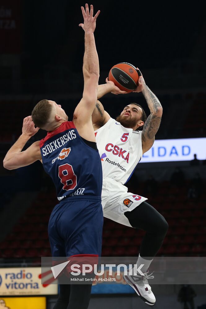 Spain Basketball Euroleague Baskonia - CSKA