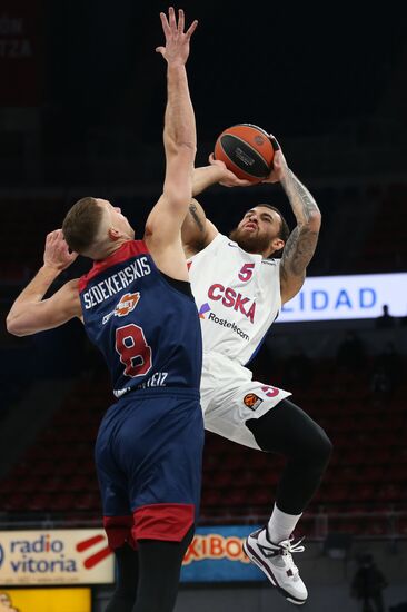 Spain Basketball Euroleague Baskonia - CSKA