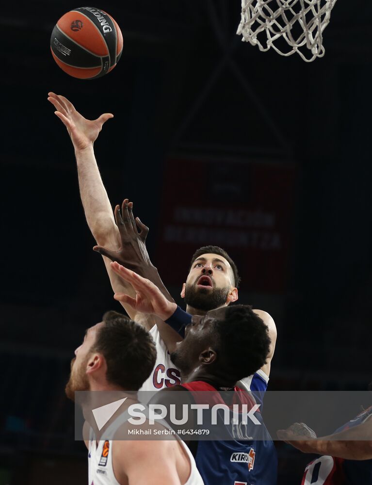 Spain Basketball Euroleague Baskonia - CSKA