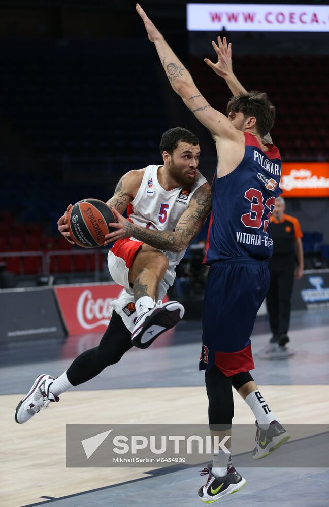 Spain Basketball Euroleague Baskonia - CSKA