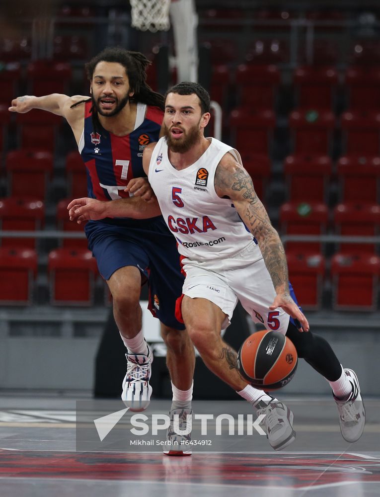 Spain Basketball Euroleague Baskonia - CSKA