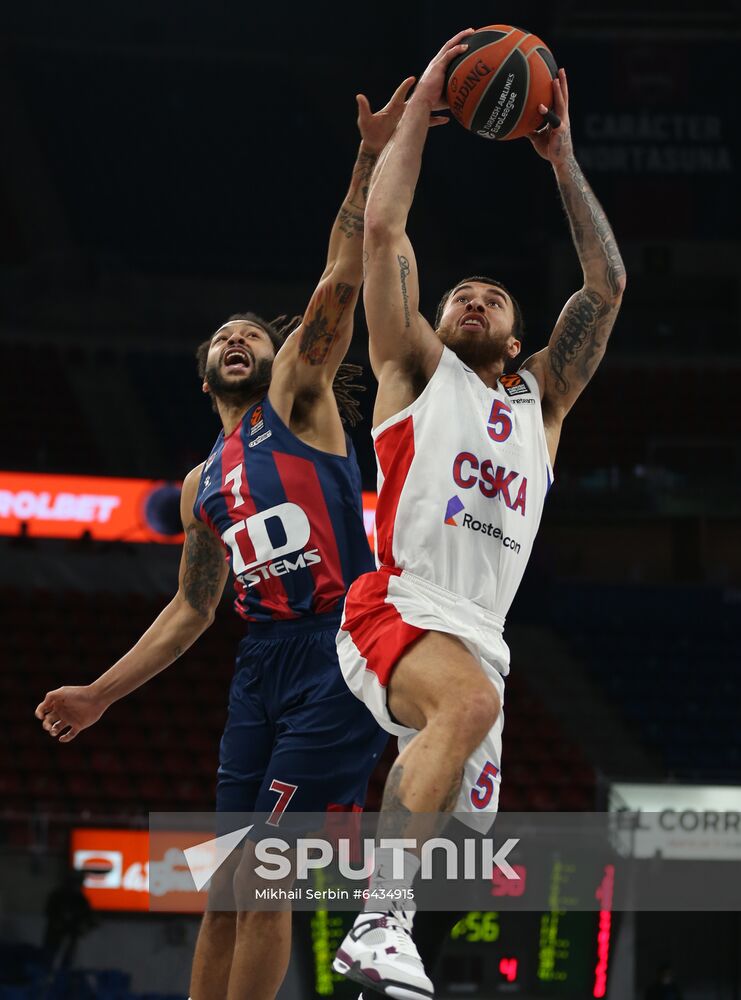 Spain Basketball Euroleague Baskonia - CSKA