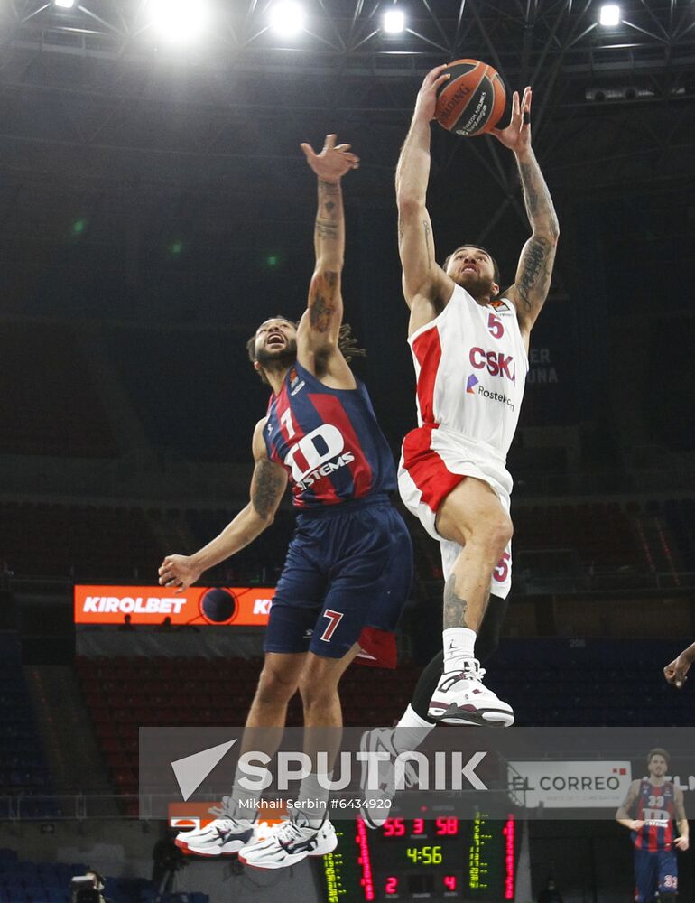 Spain Basketball Euroleague Baskonia - CSKA