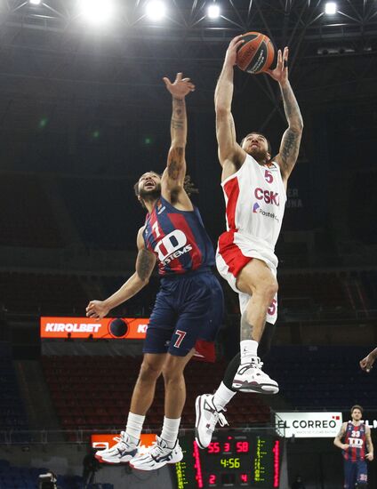 Spain Basketball Euroleague Baskonia - CSKA