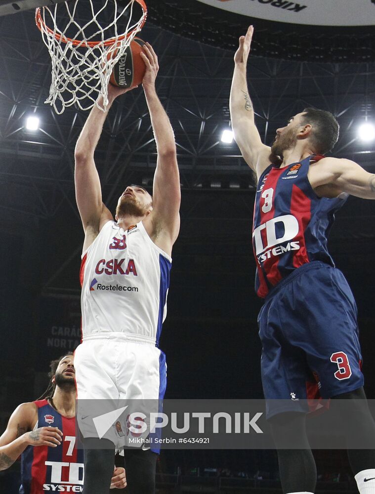 Spain Basketball Euroleague Baskonia - CSKA