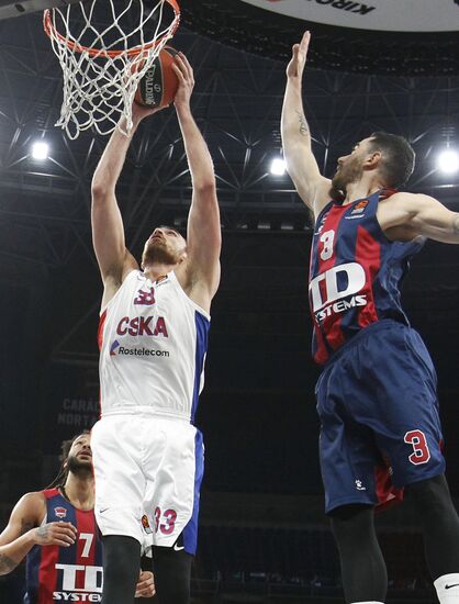 Spain Basketball Euroleague Baskonia - CSKA