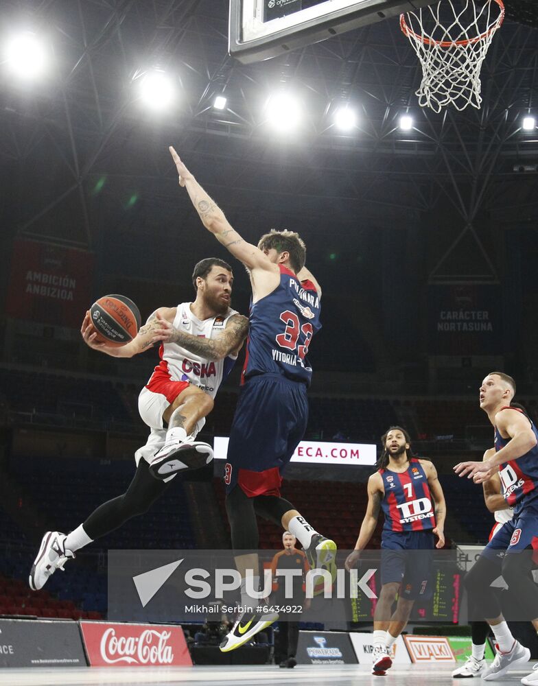 Spain Basketball Euroleague Baskonia - CSKA