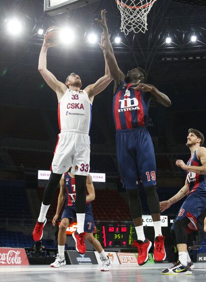 Spain Basketball Euroleague Baskonia - CSKA