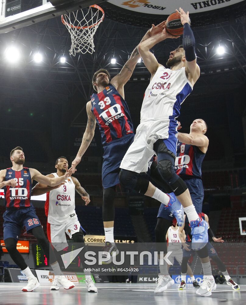 Spain Basketball Euroleague Baskonia - CSKA