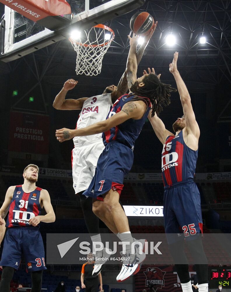 Spain Basketball Euroleague Baskonia - CSKA