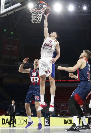 Spain Basketball Euroleague Baskonia - CSKA