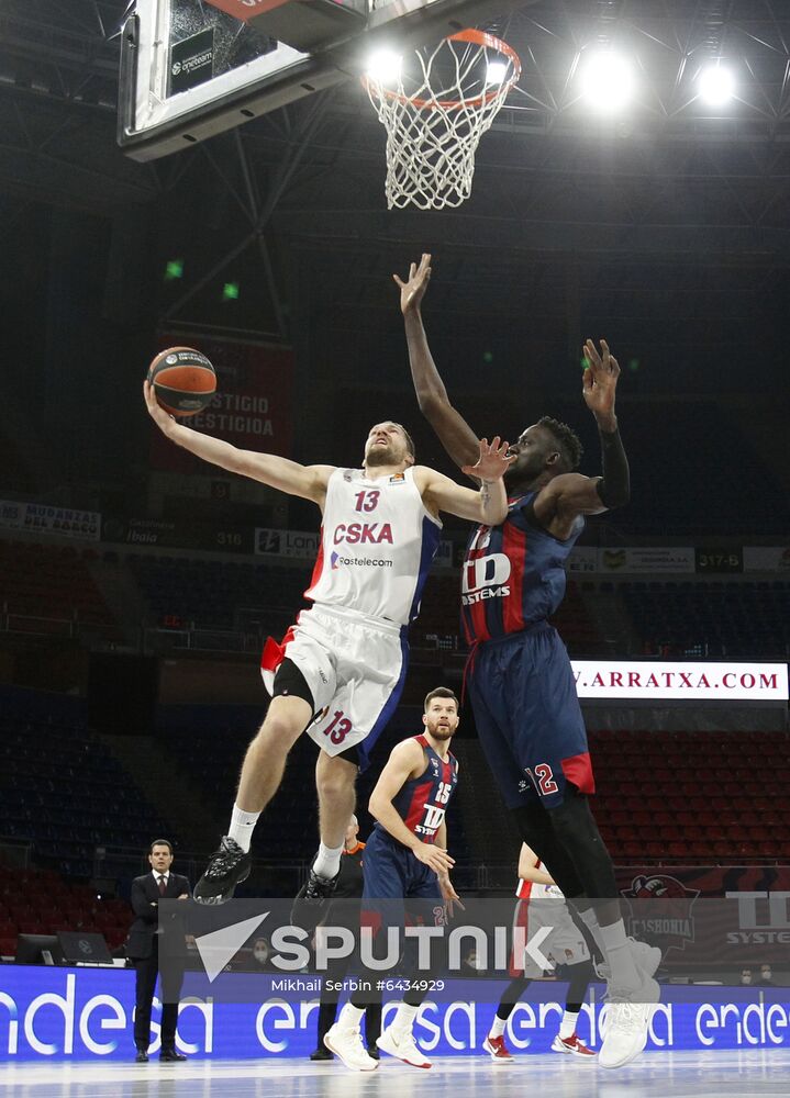 Spain Basketball Euroleague Baskonia - CSKA