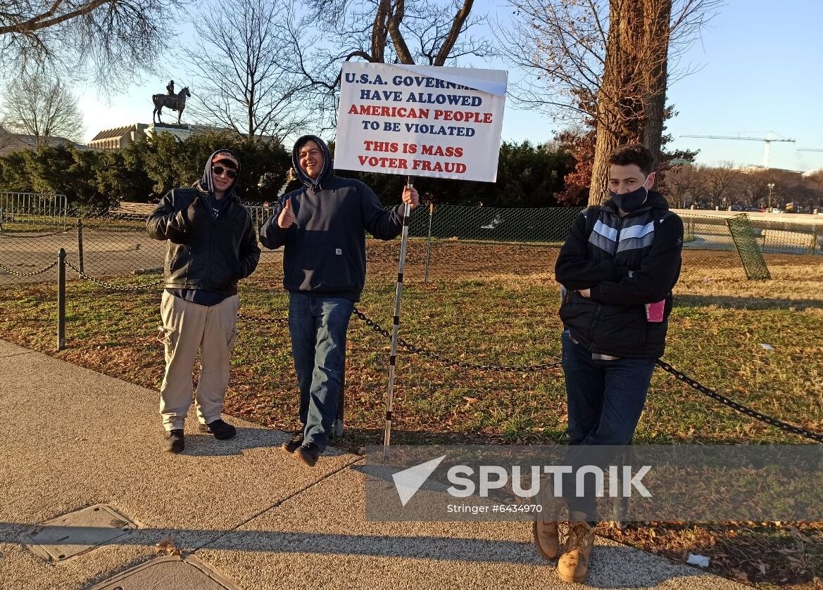 US Trump Supporters Rally Aftermath