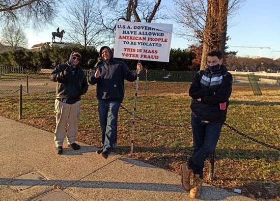 US Trump Supporters Rally Aftermath