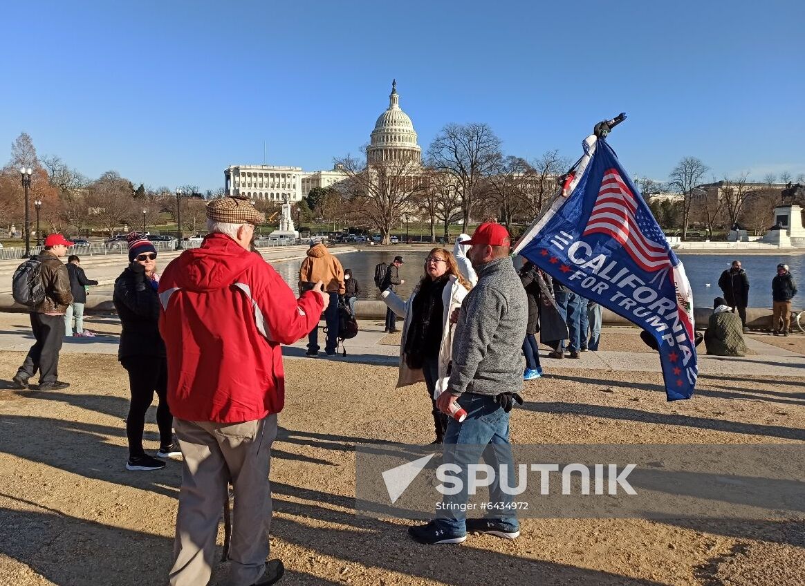 US Trump Supporters Rally Aftermath