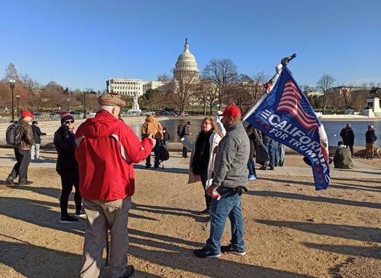 US Trump Supporters Rally Aftermath