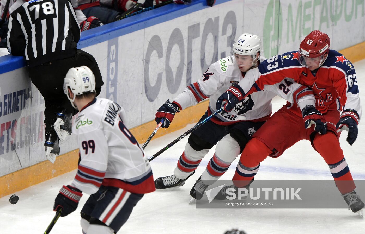 Russia Ice Hockey CSKA - Neftekhimik