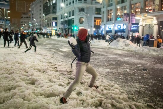 Spain Snowfall