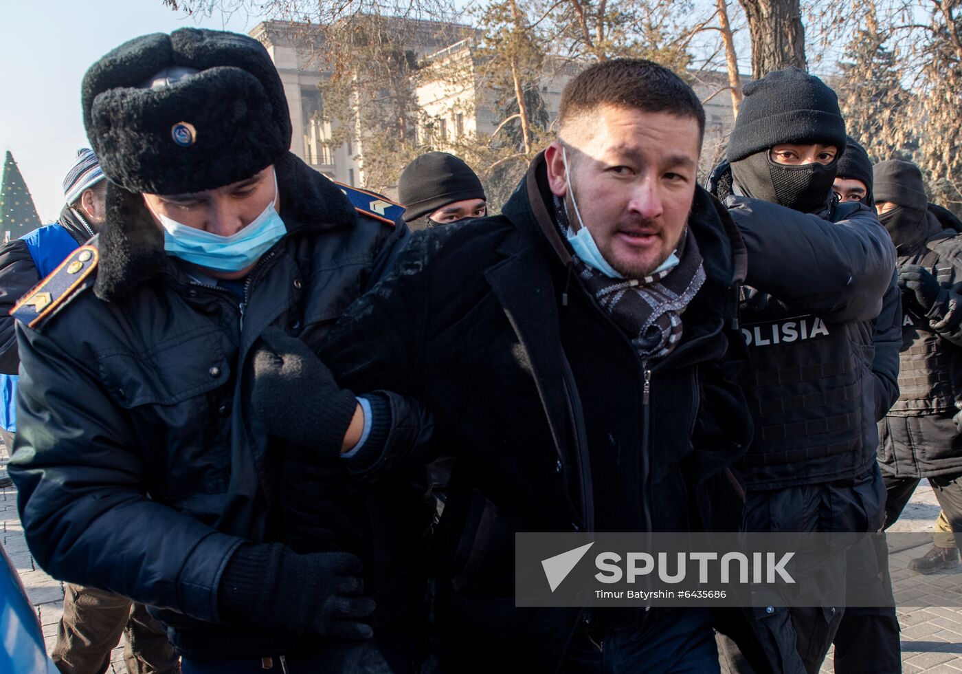 Kazakhstan Parliamentary Elections Protests