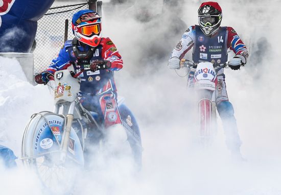 Russia Winter Ice Speedway Race