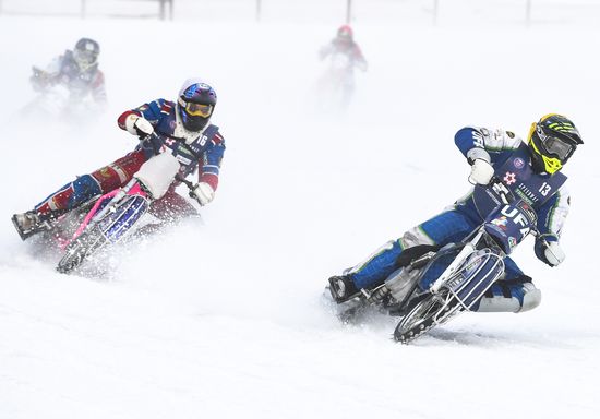 Russia Winter Ice Speedway Race