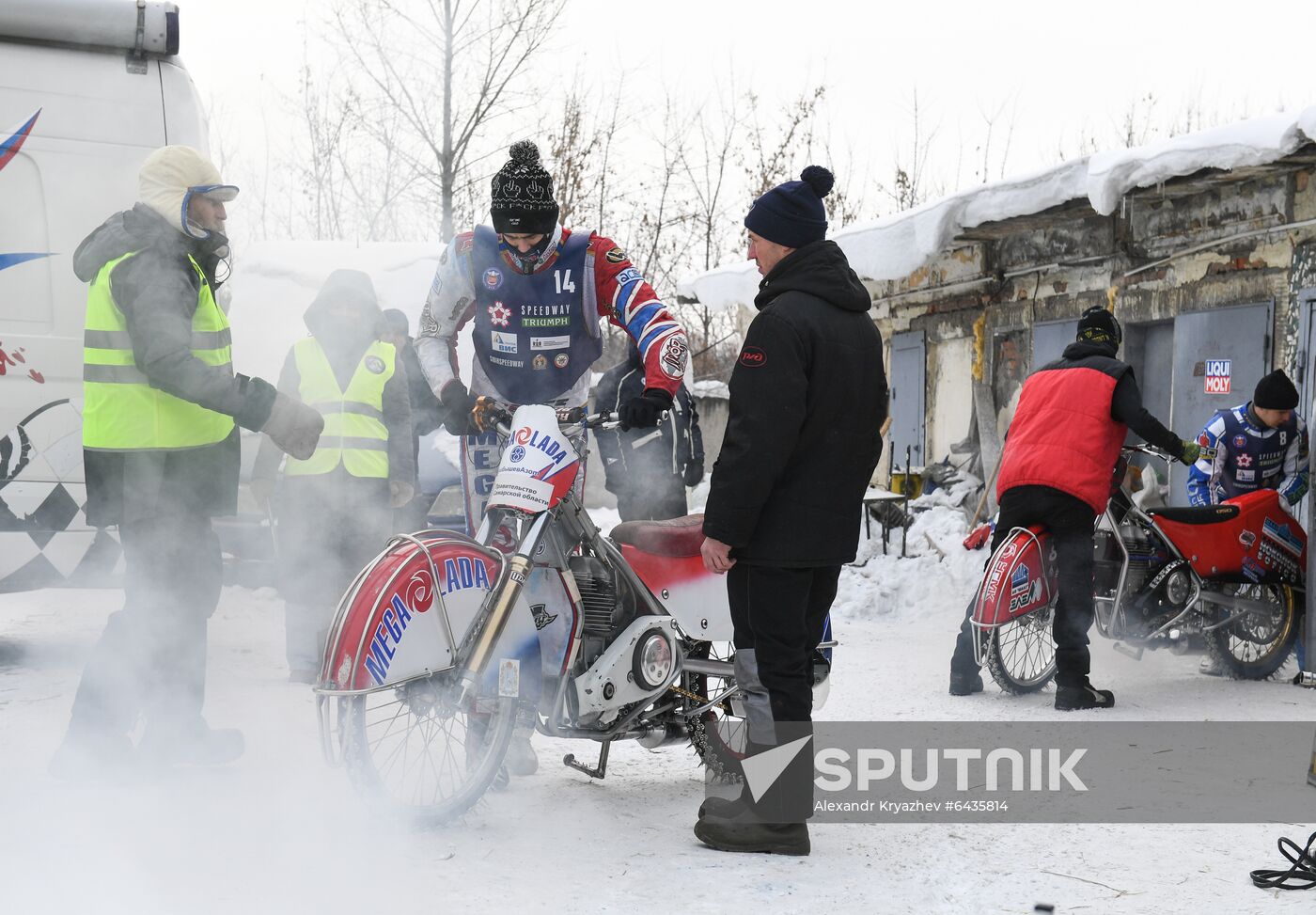 Russia Winter Ice Speedway Race