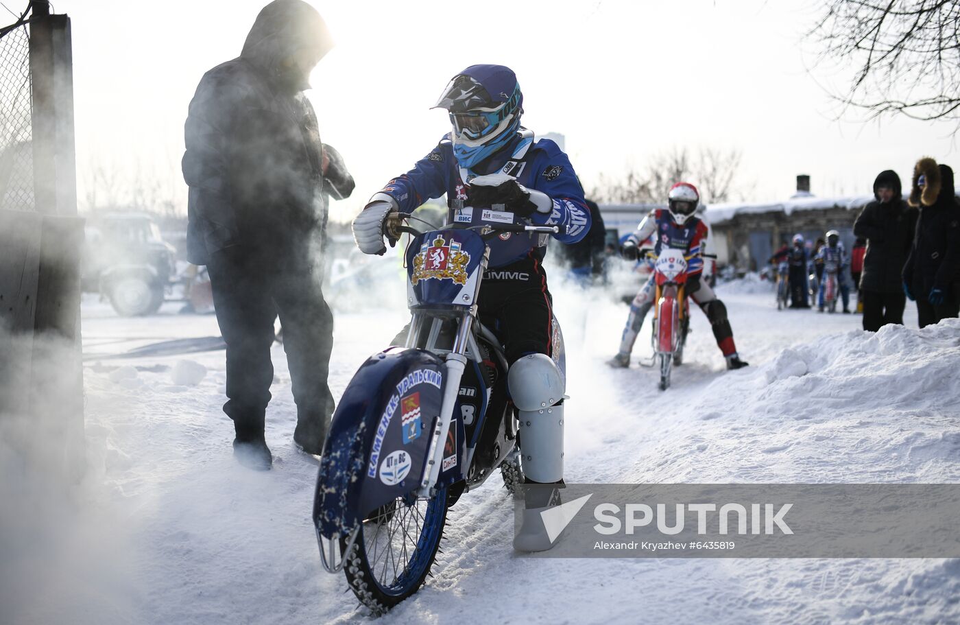 Russia Winter Ice Speedway Race