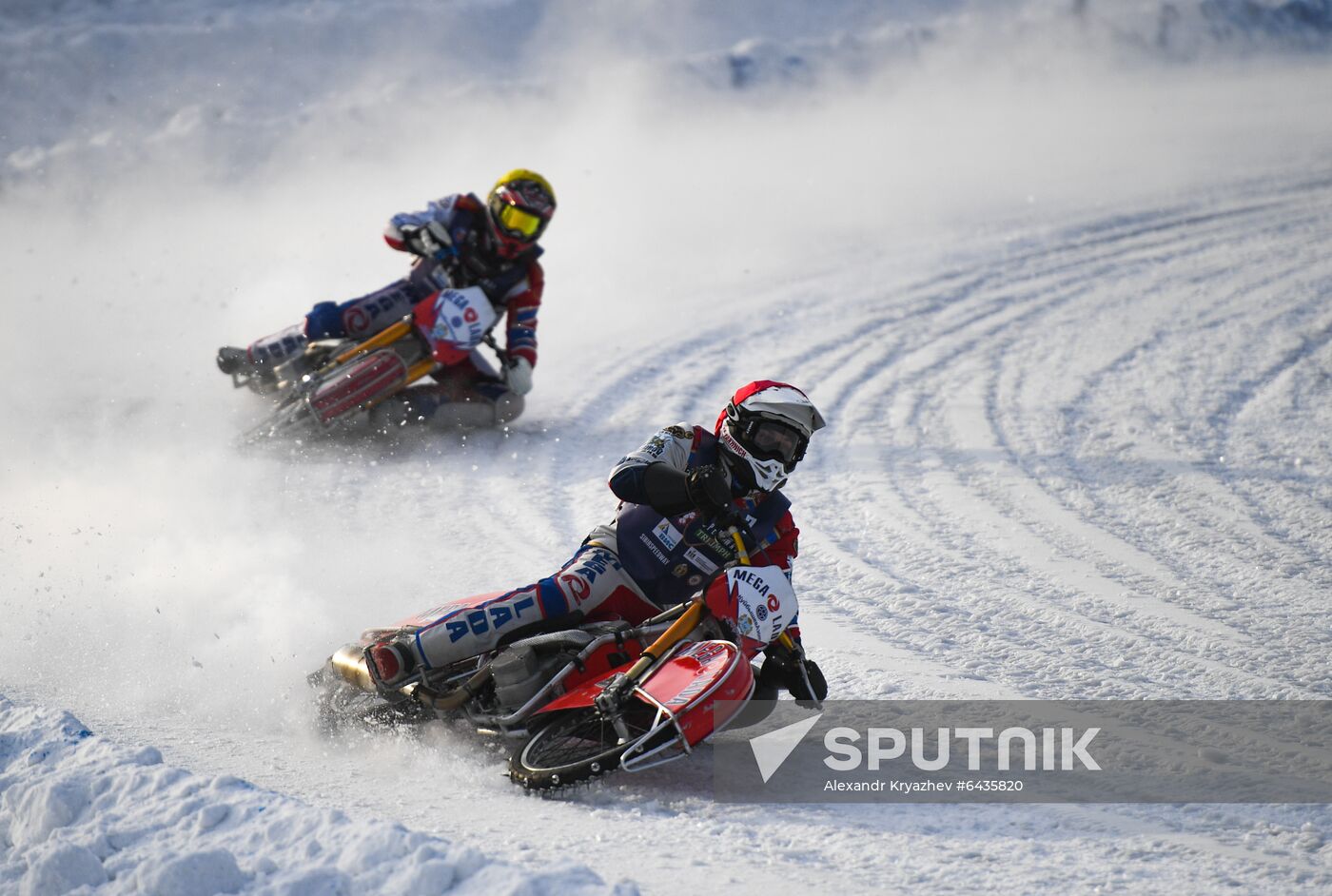 Russia Winter Ice Speedway Race