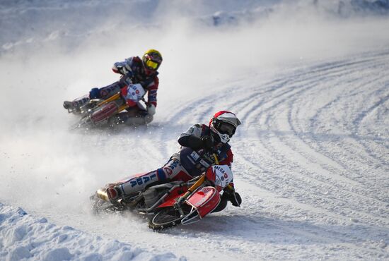 Russia Winter Ice Speedway Race