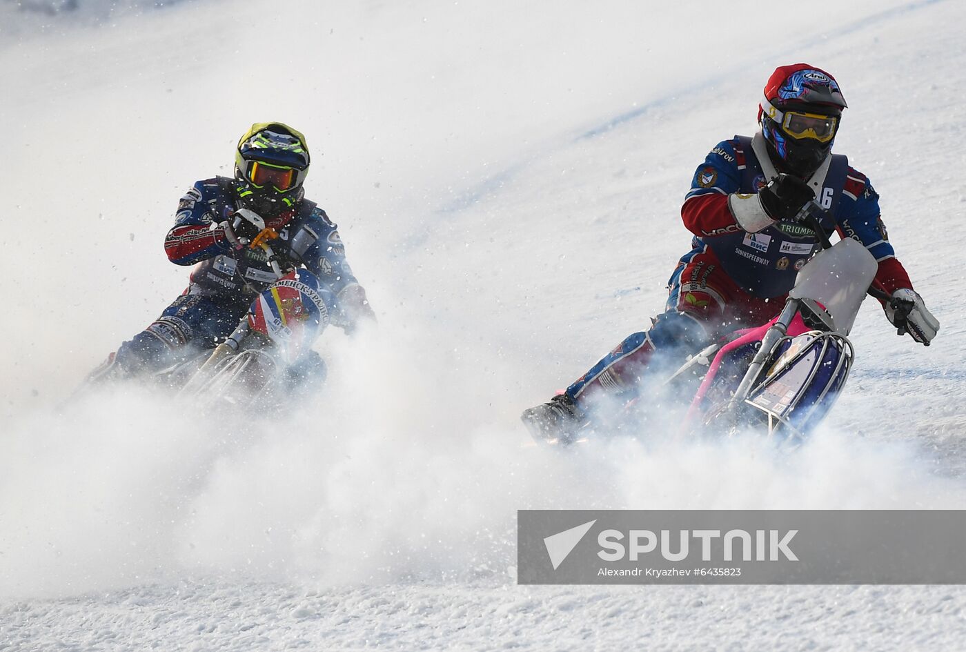 Russia Winter Ice Speedway Race