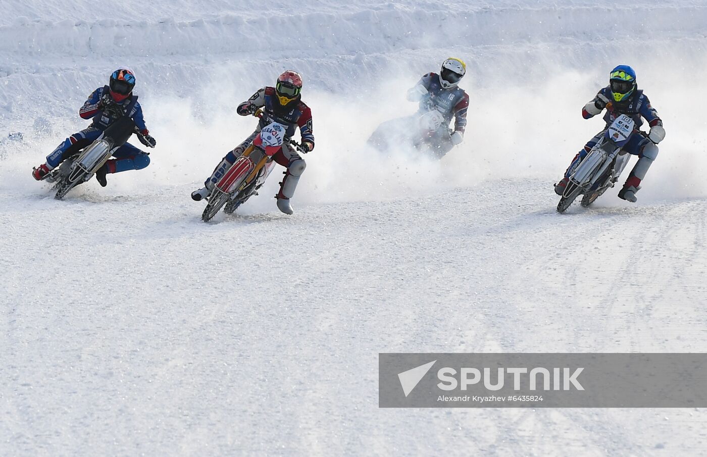 Russia Winter Ice Speedway Race