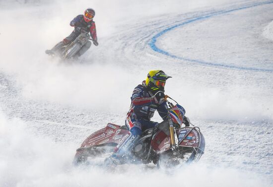 Russia Winter Ice Speedway Race