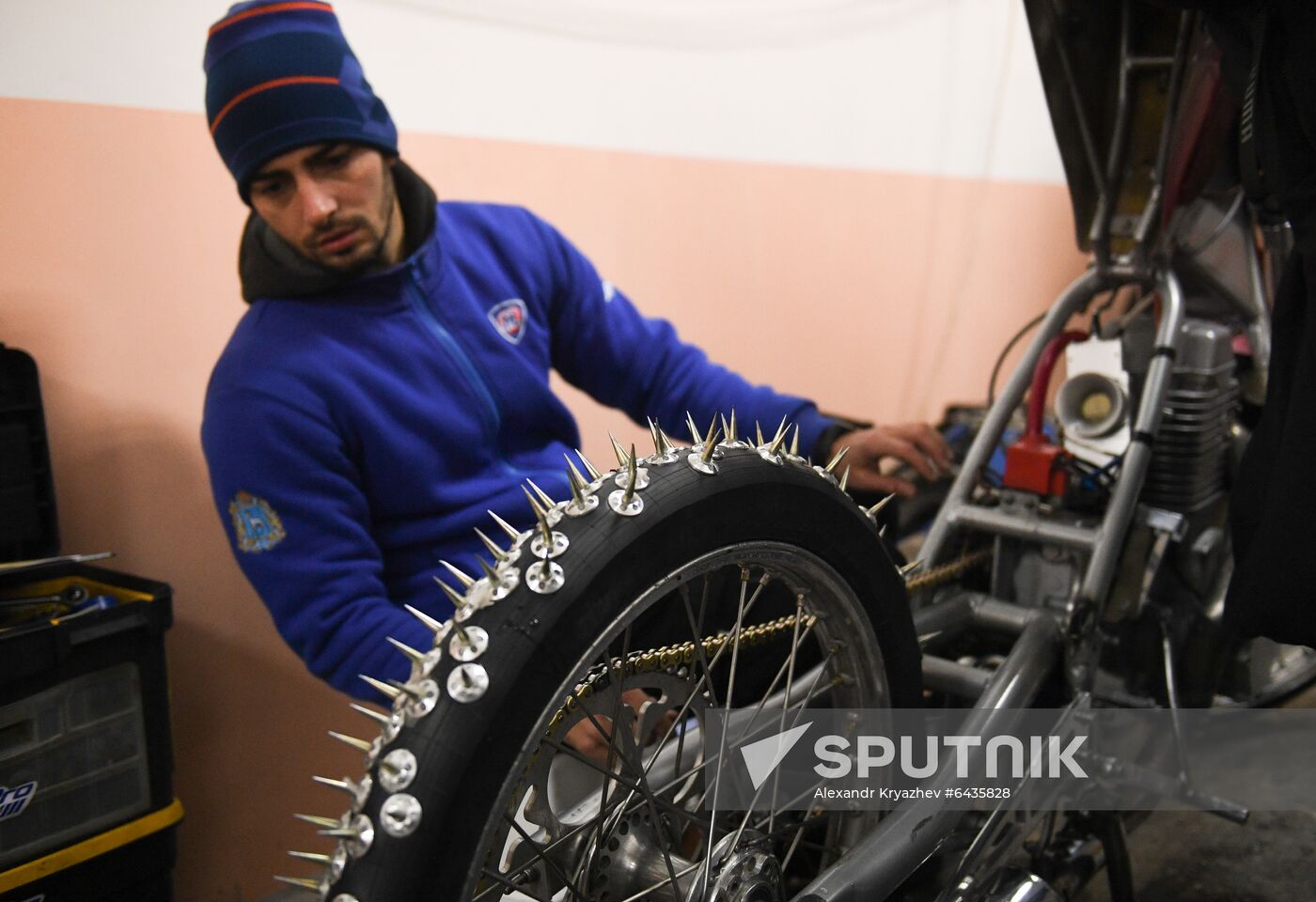 Russia Winter Ice Speedway Race